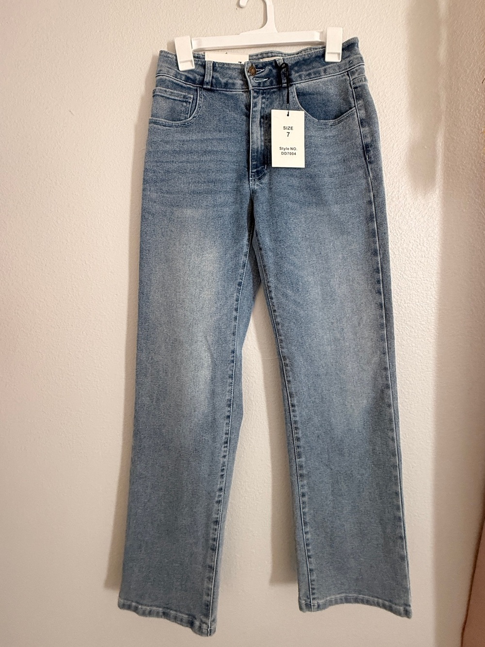 Light Blue Women’s Straight-Leg Jeans